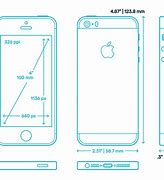 Image result for Screen Size of iPhone 5S