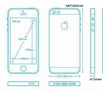 Image result for iPhone 5S Dimensions in Inches
