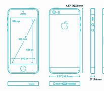 Image result for 7 vs iPhone 5S Screen Size