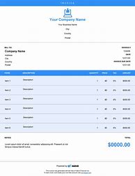 Image result for Invoice Description for an It Consultant
