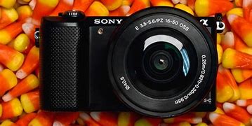 Image result for +Sony A5100 in a El Gato Ring Light