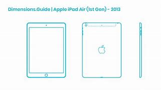 Image result for iPad Air Dimensions 1st Gen