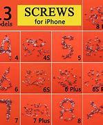 Image result for iPhone 6s Screw Chart Printable