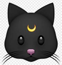 Image result for Black Cat Face Emoji