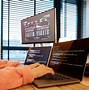 Image result for Desk with Data Analysis On Screen