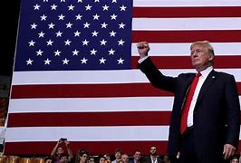 Image result for President Trump American Flag