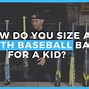 Image result for Kids Baseball Bat Chart