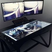 Image result for Custom Made PC Desk