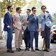 Image result for Man Wearing Suit Welcoming Someone