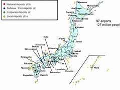 Image result for Airports in Japan Map