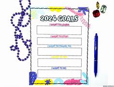 Image result for New Year's Resolution Print Out
