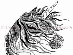 Image result for Black Unicorn Art