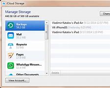 Image result for iPad Backup Settings