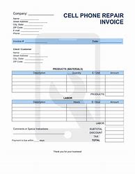 Image result for iPhone 6s Repair Invoice