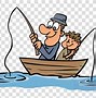 Image result for Fisherman in Boat Cartoon