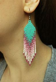 Image result for Free Seed Bead Earring Patterns