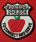Image result for Grammar Police Vector