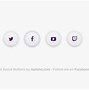 Image result for Social Media Icons HTML