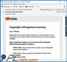 Image result for YouTube Copyright Screen