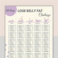 Image result for 30-Day Belly Fat and Leg Workout Chart