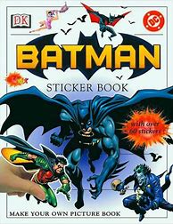 Image result for Batman Sticker Book