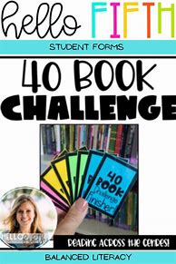 Image result for 40 Book Challenge Printable for Kids