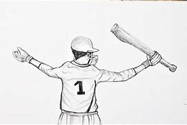 Image result for Simple Cricket Drawing