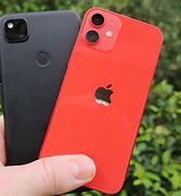 Image result for Pixel 4A vs iPhone 12 Mini