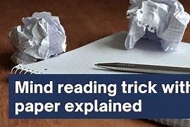 Image result for How to Read Someone's Mind Magic Trick