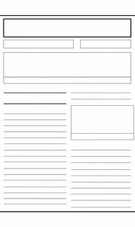 Image result for Blank Newspaper Template PDF
