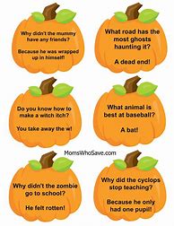 Image result for Free Printable Halloween Lunch Box Jokes