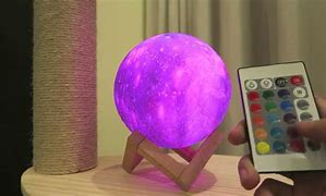Image result for Galaxy Moon Lamp Off Stand