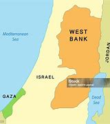 Image result for Gaza and West Bank Map
