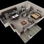 Image result for 1 Bedroom House Plans with Garage Narrow