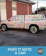 Image result for Post It Note Car