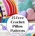 Image result for Modern Pillow Free Crochet Patterns