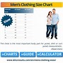 Image result for Male Waist Size Chart
