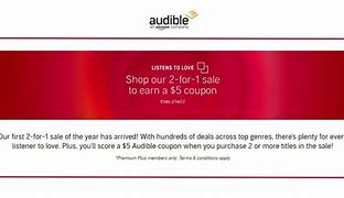 Image result for 2 for 1 Offers Audible
