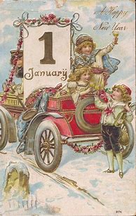 Image result for Cheeky Vintage New Year's Postcards