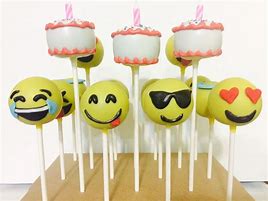 Image result for Emoji Cake Pops