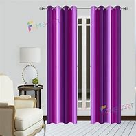 Image result for Purple Striped Curtains