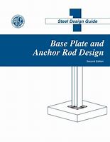 Image result for Base Plate Anchor Bolt Detail with Plate