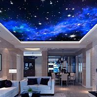Image result for Star Ceiling Wall Mural 3D