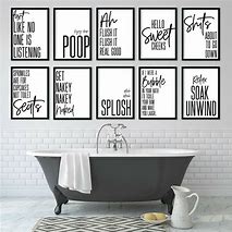 Image result for Funny Bathroom Prints