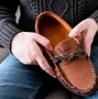 Image result for Men's Moccasin Slippers Wide Width