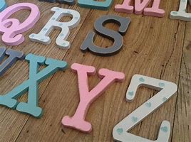 Image result for Wooden Alphabet Letters Craft