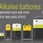Image result for Alkaline Battery Sizes