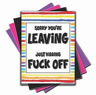 Image result for Funny Leaving Cards
