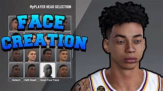 Image result for NBA 2K20 My Player Face Black