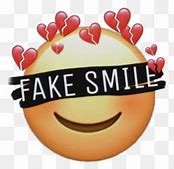 Image result for Fake Smile Emoji